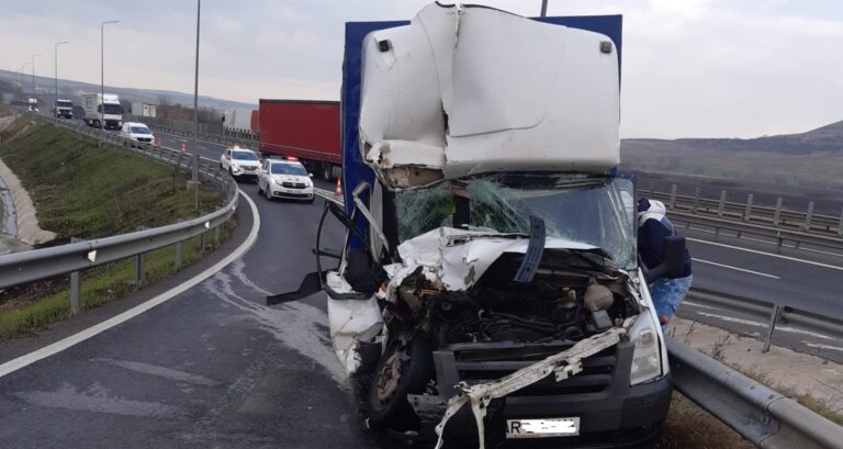 Accident pe autostrada A1