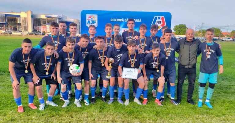 Grupa de juniori U17 a clubului CSM Deva a câștigat titlul de Campioană a județului Hunedoara