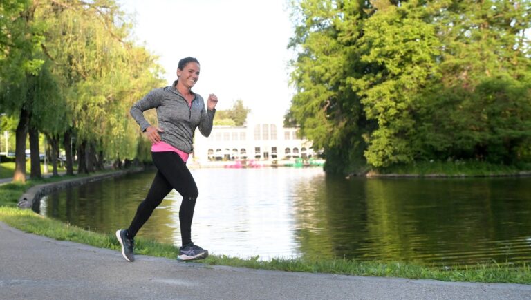 Președintele Ungariei, Novák Katalin, la jogging în Parcul Central din Cluj