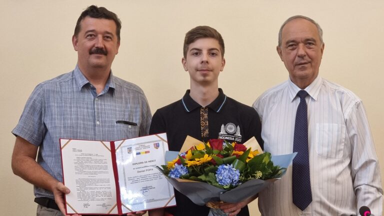 Olimpic „de aur” din Orăştie, premiat de Consiliul Judeţean Hunedoara