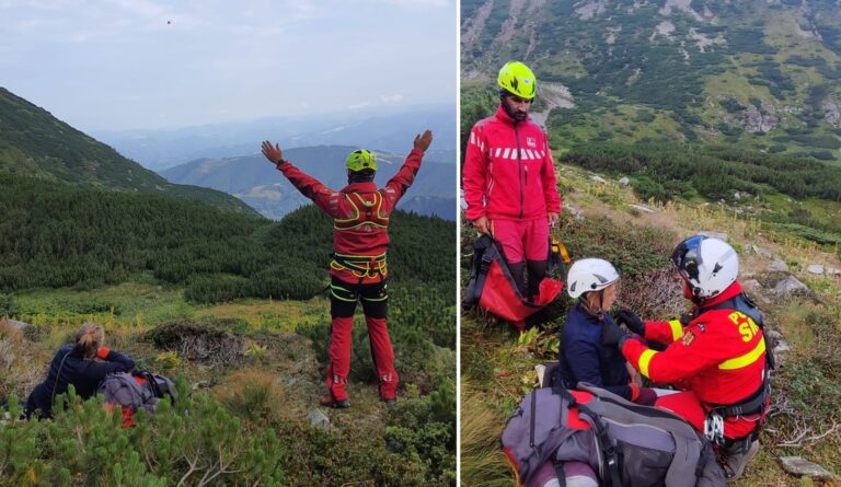 Acțiune de salvare în Parâng: Salvamontiștii hunedoreni au cerut ajutorul unui elicopter