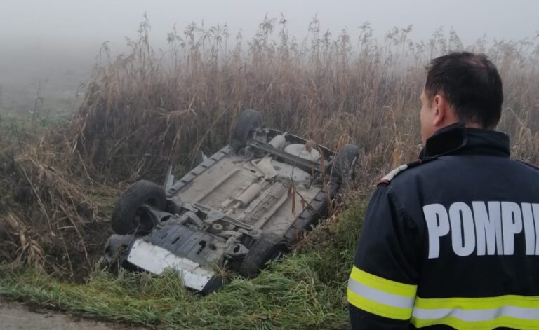 ACCIDENT cu patru răniți, marți dimineața, între Turdaș și Pricaz