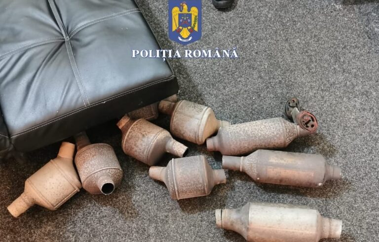 Hoții de CATALIZATOARE din Deva, reținuți de poliţiştii de la Investigaţii Criminale. De unde veneau infractorii