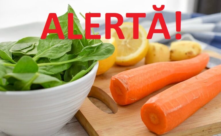 ALERTĂ ALIMENTARĂ: Spanac contaminat cu VIRUSUL HEPATITEI A și morcovi cu PESTICIDE