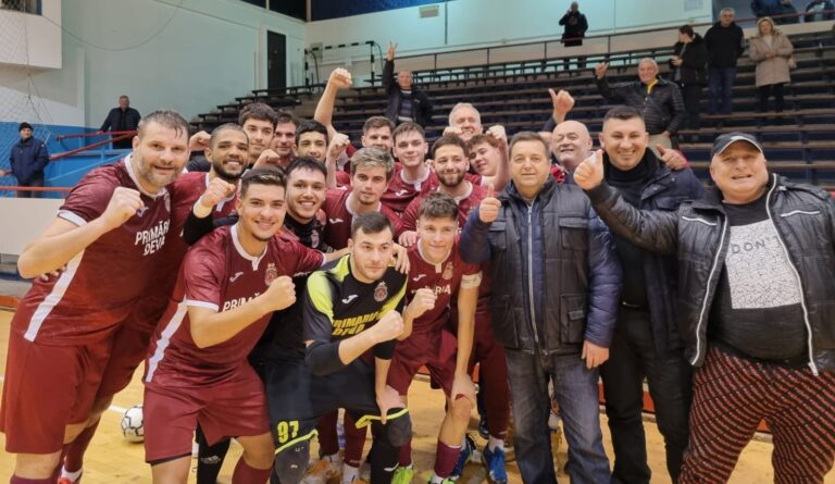 FUTSAL: Autobergamo Deva a învins liderul United Galați și a relansat lupta pentru titlul de campioană!