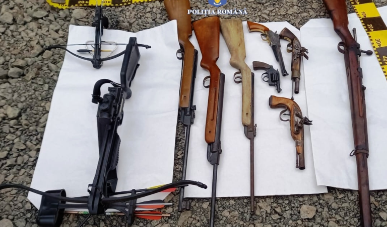 Comuna Bătrâna, județul Hunedoara, conduce în cursa înarmărilor: Cele mai multe arme pe cap de locuitor din ţară!