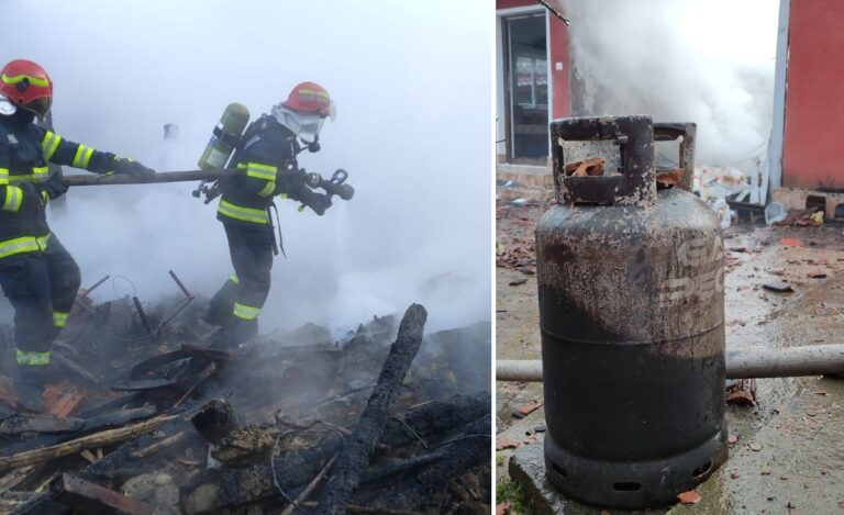 Primul incendiu din 2023, într-un sat din judeţul Hunedoara