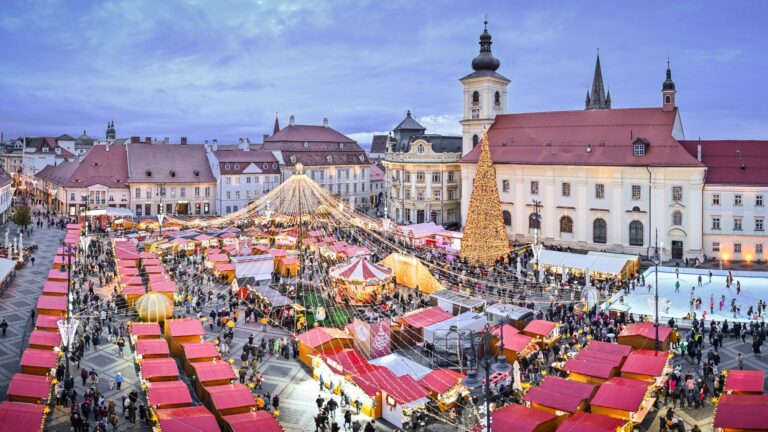 Târgul de Crăciun de la Sibiu: 35 de lei  pentru DOUĂ SARMALE sau 75 de lei un COZONAC. Ce prețuri are mâncarea
