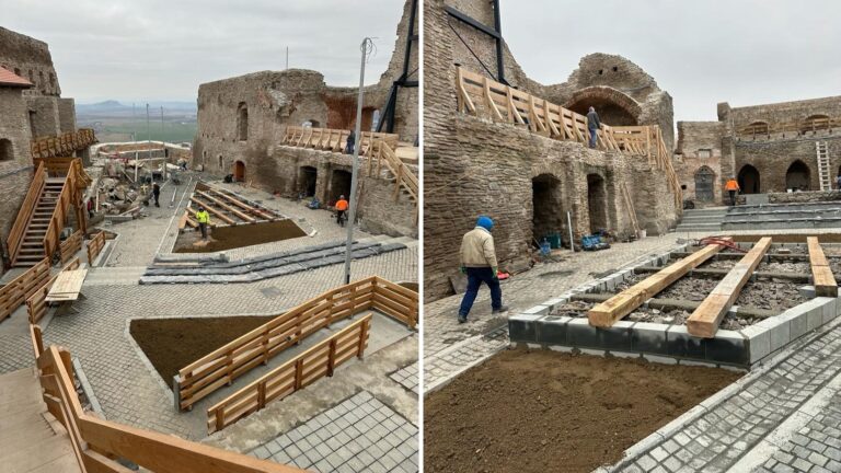 Cum arată acum Cetatea Devei: Imagini SPECTACULOASE cu monumentul istoric, emblema orașului