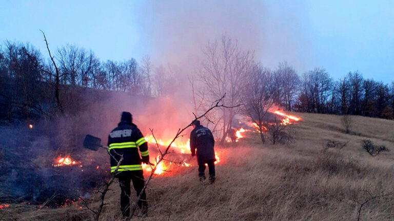 INCENDII în județul Hunedoara: Dacă dai foc vegetației, amenzi de până la 20.000 euro sau chiar ÎNCHISOARE!