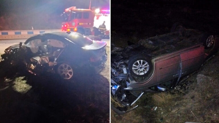 HĂȘDAT: CIOCNIRE FRONTALĂ VIOLENTĂ între două autoturisme, trei persoane rănite grav