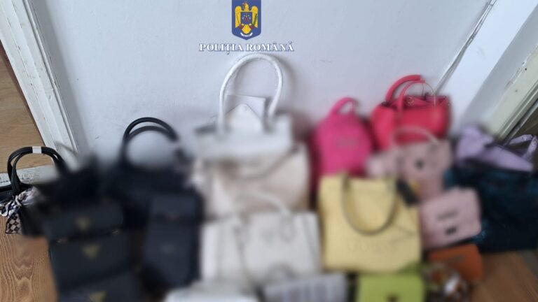 Polițiștii au găsit UN negustor de produse FAKE în Târgul de la Bălata. L-au lăsat fără marfă de 2.000 euro