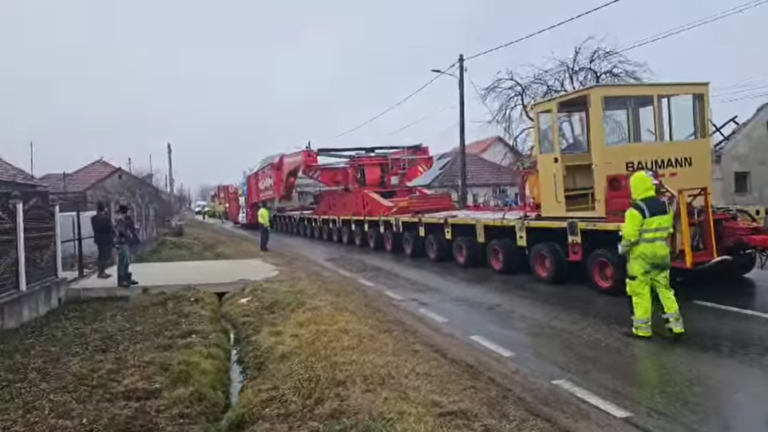 URIAȘUL ȘOSELELOR ajunge astăzi la destinație, la Termocentrala Mintia – VIDEO din localitatea Dobra