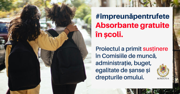 O deputată USR vrea TAMPOANE gratuite pentru școlărițe