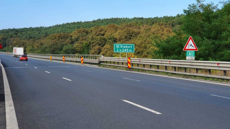 AVERTIZARE Infotrafic: Pericol de accidente pe autostrada A1 Deva – Sibiu, în zona viaductului Săcel