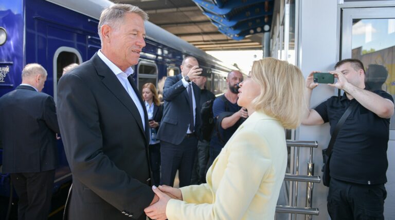 Președintele Klaus Iohannis a ajuns la Kiev
