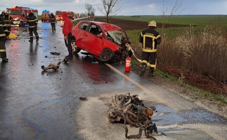ACCIDENT MORTAL pe DN7, duminică seara. Circulația este întreruptă pe ambele sensuri între Pecica și Nădlac